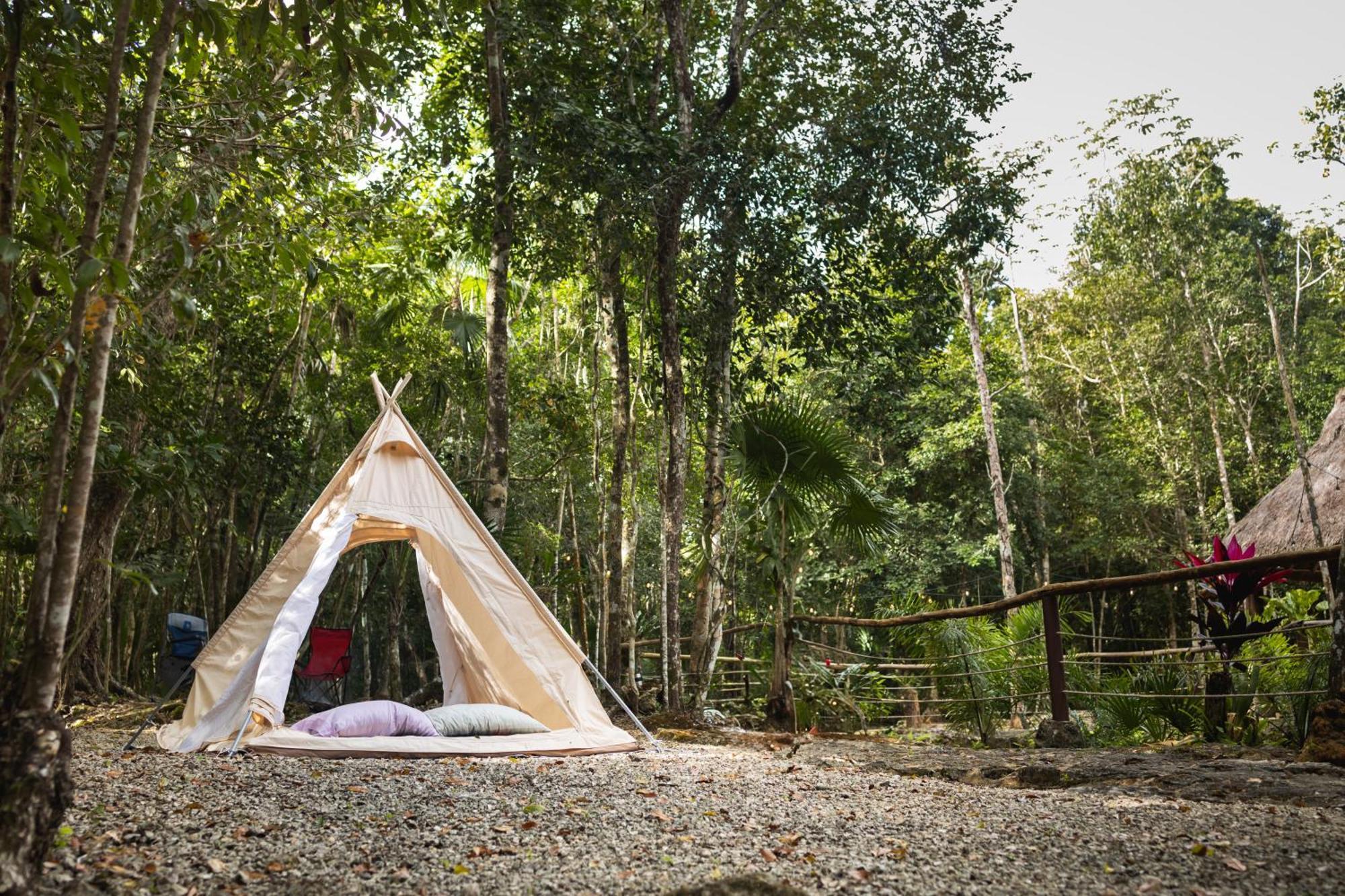 Cheel Lodge & Camping Puerto Morelos Exterior foto